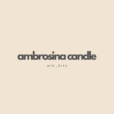 Ambrosina Candle Vessels