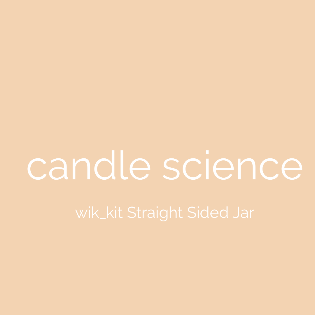 wik_kit: Straight Sided Threaded-twist Jar single wick – dzign haus